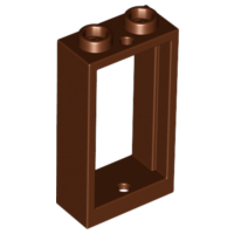 Raam 1x2x3 Reddish Brown